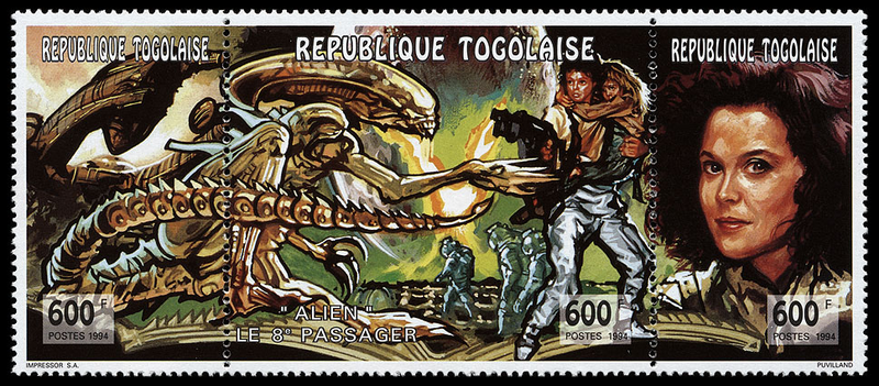 Illustration for article titled Awesome science fiction postage stamps from around the world